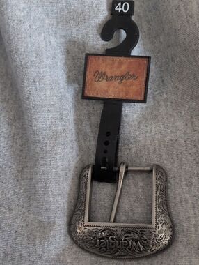 Wrangler Ornate Silver Western Belt Buckle